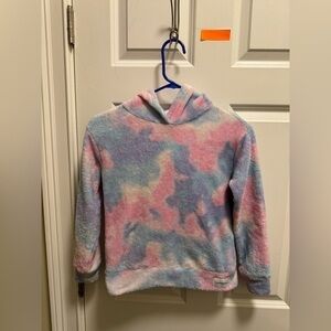 Youth Girls Calvin Klein Fleece Tie-Dye Hoodie